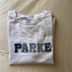 Parke denim tee (no longer sold) NWOT